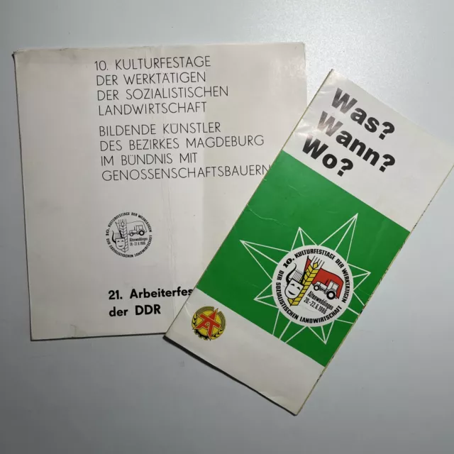 21. Arbeiterfestspiele | DDR | Wanzleben | Altenweddingen | 1986 | Kulturfesttag