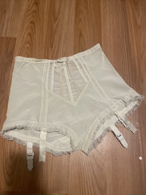 Vintage Tru Balance Girdle 247 Med Garter Clips 1960s