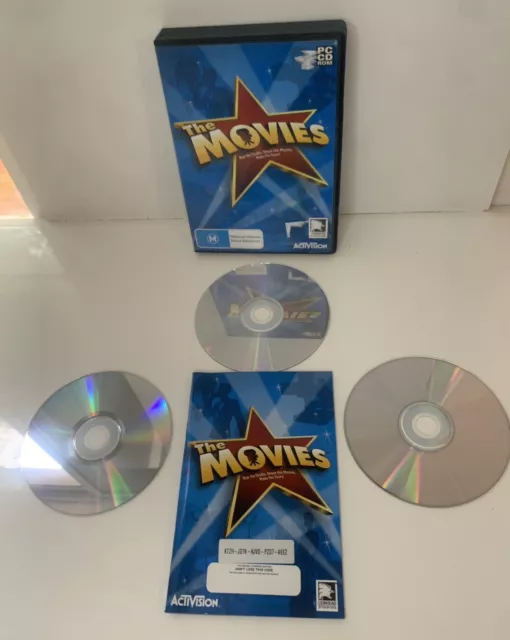 The Movies PC CDROM Movie Making Sim.  VGC RRP $69.95 Fast Free Aus Wide Post