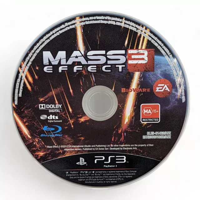 Mass Effect 3 - PlayStation 3 - PS3 - DISC ONLY