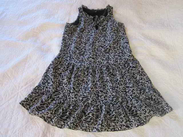 Sanctuary Womens Dress Size XS Black/White Floral Tiered