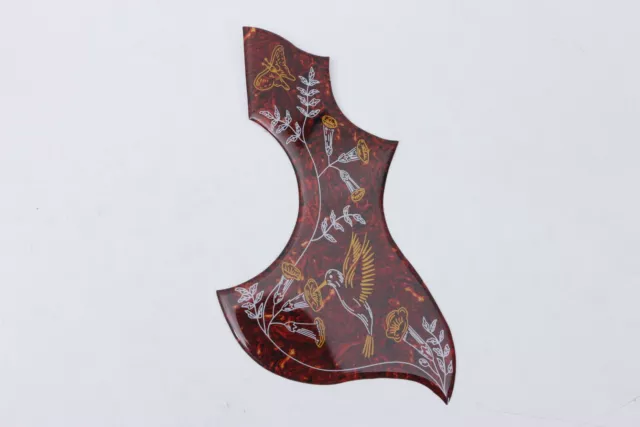 Abalone Pickguard for Gibson Acoustic Guitar Adhesive Back Hummingbird Style