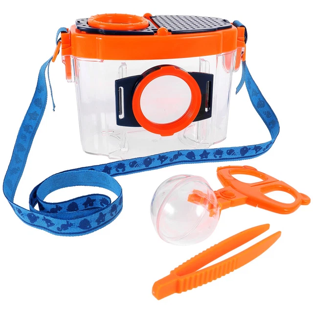 Huiguli Kit Explorateur Insectes Avec Loupe 5x – Boîte D’Observation + Accessoires, Jouet Éducatif Nature Enfant, Attrape-Insectes Outdoor