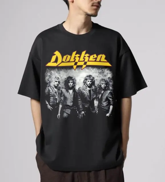 Hot New Dokken Short Sleeve Black Unisex All Size S to 2345XL T- Shirt K1984