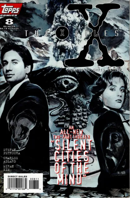 The X-Files #8 Direct Sales Edition Nm+ First Print 1995 Topps Comics