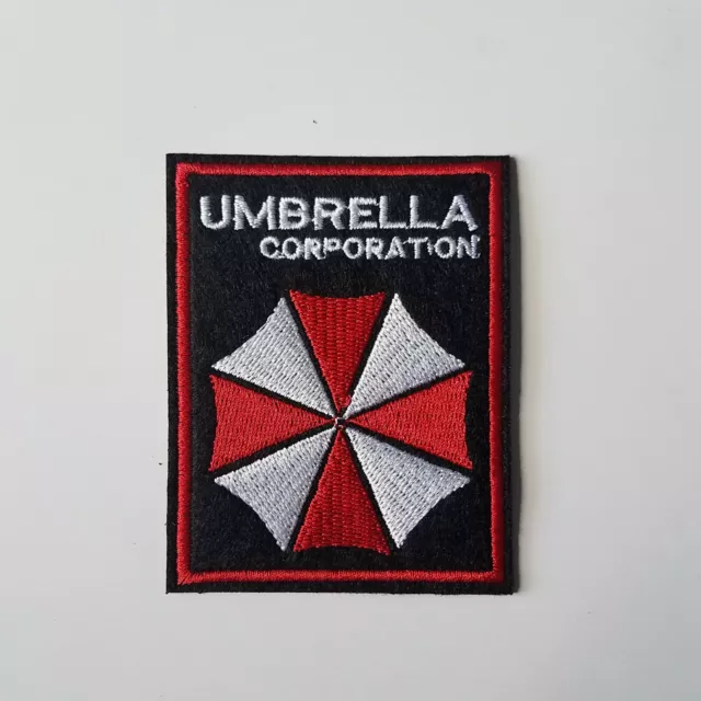 Resident Evil Umbrella Corporation Patch 3 1/4 inches tall