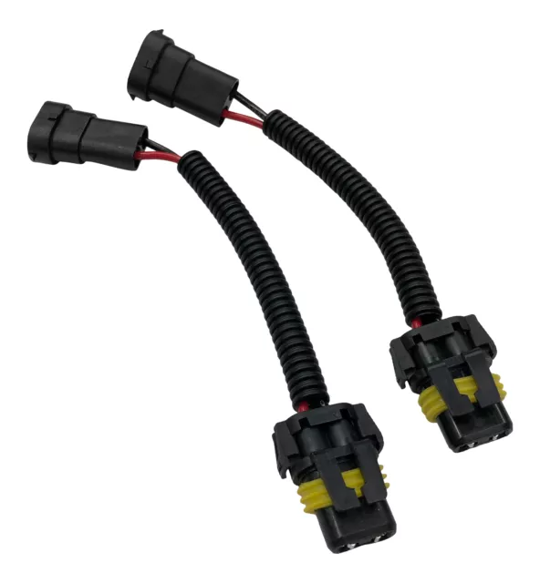 2 Stück Auto-Glühbirnen-Sockel-Halter-Sockel-Draht-Adapter  H7-Halogenlampen-Stecker-Kabelbaum