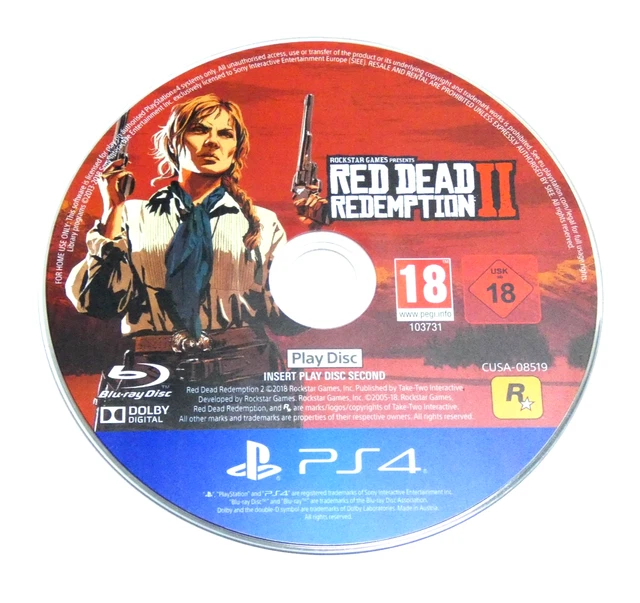 Fourreau Personnalisé Pour Red Dead Redemption 2 - PS4 (Neuf)