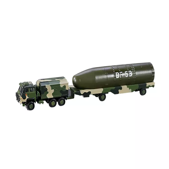 1 PC Dongfeng 5B Missile Vehicle Model Alloy Simulation Collection Display Model