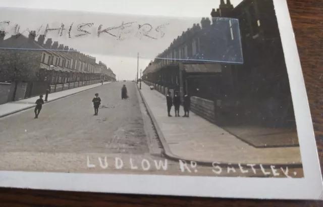 Ludlow Road Saltley Birmingham Warks Real Photo Postcard by Local Publisher 2