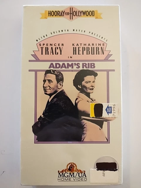 ADAMS RIB - Katharine Hepburn Spencer Tracy (VHS, 1991) **Buy 2 Get 1 ...