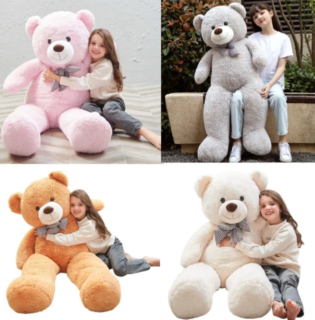 Giant Plush Teddy Bear 47" Stuffed Animal Soft Toy Huge Large Jumbo Gift New