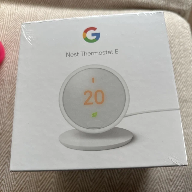 GOOGLE SMART NEST thermostat E Learning Control W Phone Wireless App ...
