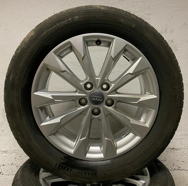 Jeu De 4 Jantes Alliage 18 Pouces Audi A6 4F C6 - 8Jx18 ET50 5x112 - Avec Pneus 245/40 R18 - Occasion