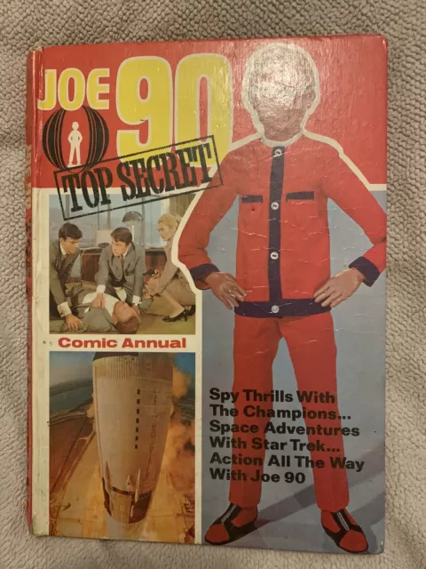 JOE 90 TOP SECRET ANNUAL 1969 STAR TREK Gerry ANDERSON Damaged