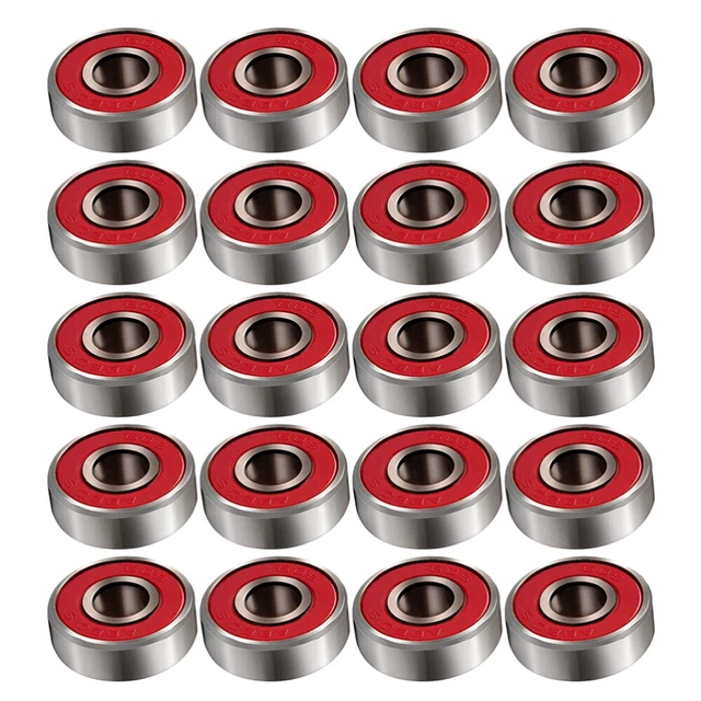 20 Pcs Cuscinetto Ruota Abec-9 Per Pattini Linea Cuscinetti Sfera Delle Ruote