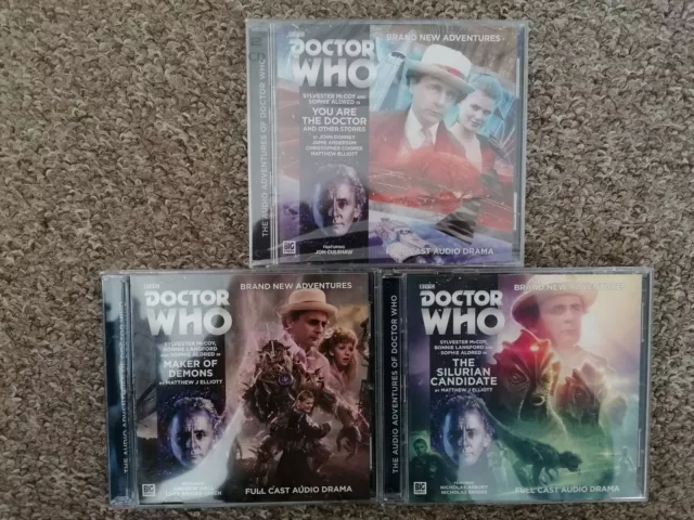Doctor Who Monthly Range: 207, 216, 229. 7th Doctor, Ace, Mel (3 x 2 discs)