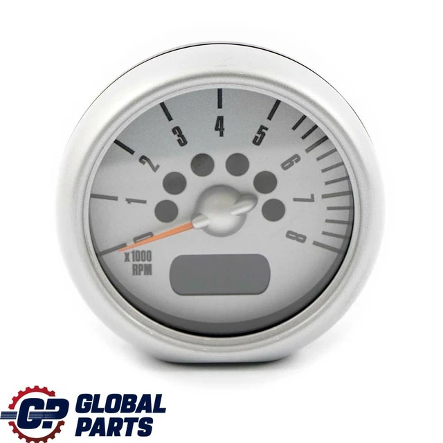 MINI COOPER ONE R50 R53 Tachometer Gauge Revolution Counter Silver ...