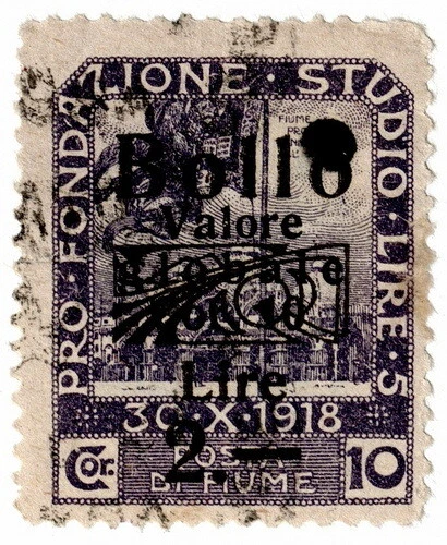 (I.B) Italy Revenue : Fiume Duty 2L on 10c OP