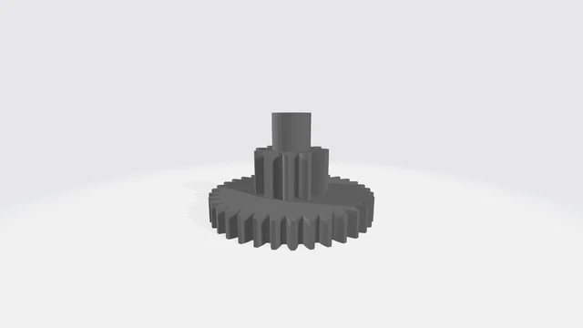 Ricambio Originale Ariete - Ruota Dentata Con Asse Per Grattugia Elettrica Professional 445/446