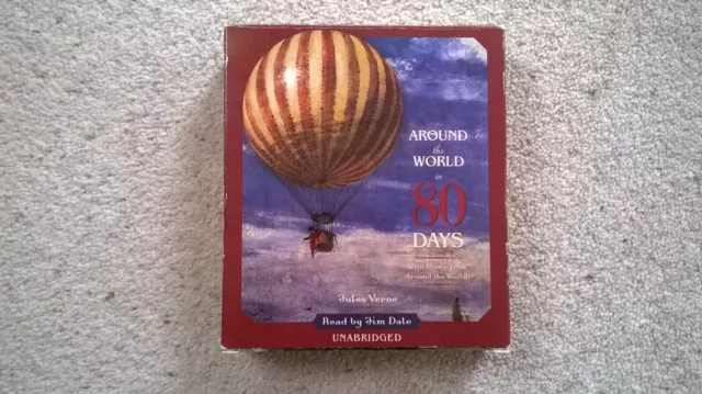 JULES VERNE - Around the World in 80 Days - AUDIO CDs - UNABRIDGED