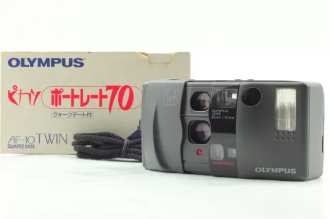 [Near MINT]  Olympus AF-10 TWIN Quartz Date Film Camera JAPAN Fedex