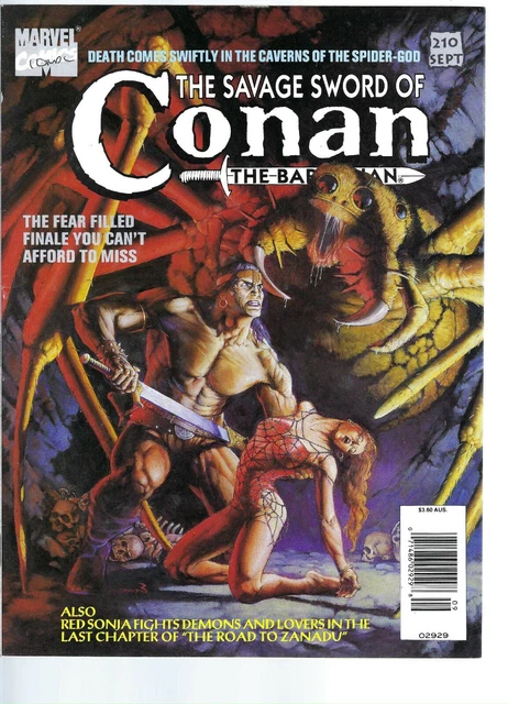 Savage Sword Of Conan  210 -    Australian Price Variant / Marvel Comics