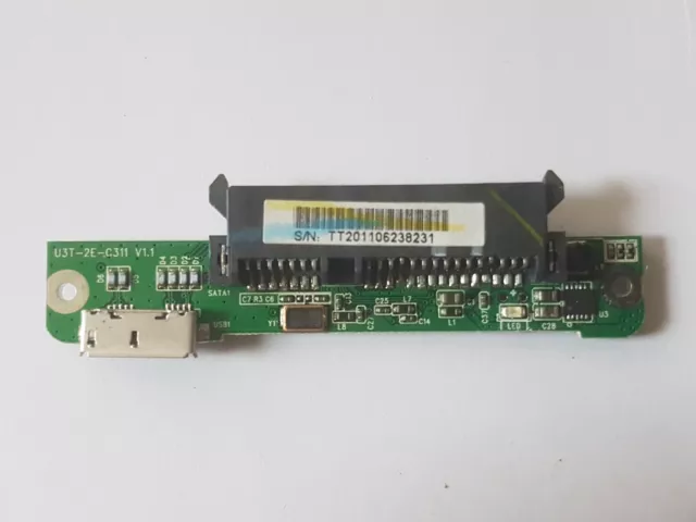 Toshiba Store.e U3C-2E-1053 V1.1/E198407 2.5 " SATA To USB 3.0 Dongle Board