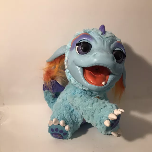 FurReal Friends Torch My Blazin Dragon Blue Animated Interactive Toy