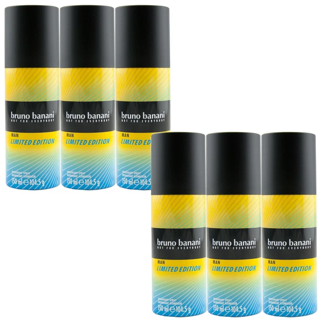 Bruno Banani Desodorante Edición Limitada 6 X 150ml de Emergencia para Everybody