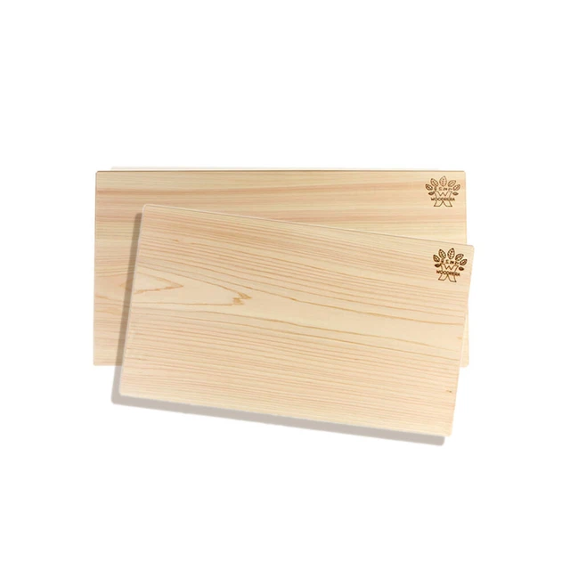 Hinoki Zypresse Massivholz Wendebrett keine Knoten 2er Set
