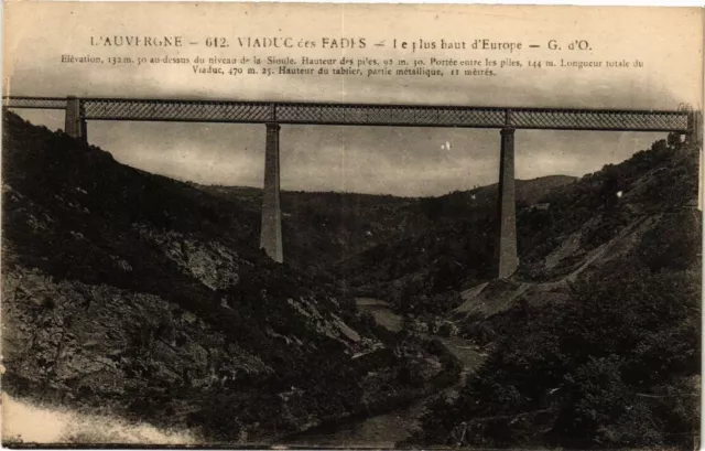 CPA Viaduc des FADES - Le plus haut d'Europe - G.d'O. (222073)
