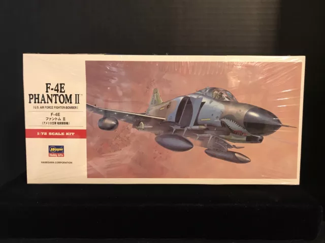 Hasegawa 00332 F-4E Phantom Ii Usaf Bomber Model Kit-Nib-1:72 Scale Hasegawa 00332 F-4E Phantom Ii Usaf Bomber Model Kit-Nib-1:72 Scale