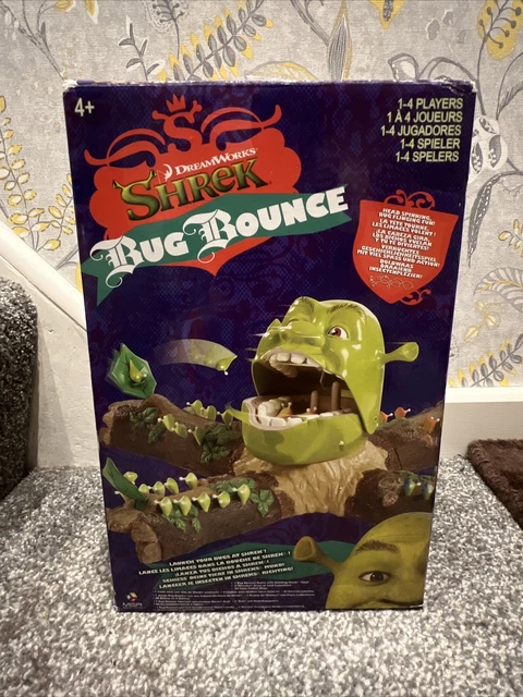 DreamWorks: Shrek Bug Bounce Table Top Electronic Board Game 2006 Working