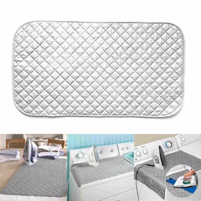 Portable Foldable Ironing Pad Mat Blanket For Table Top Travel Ironing Board DIY