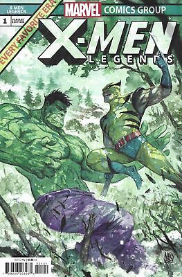 X-Men Legends #1 1:25 Niko Henrichon Variant Hulk Wolverine Marvel 2022