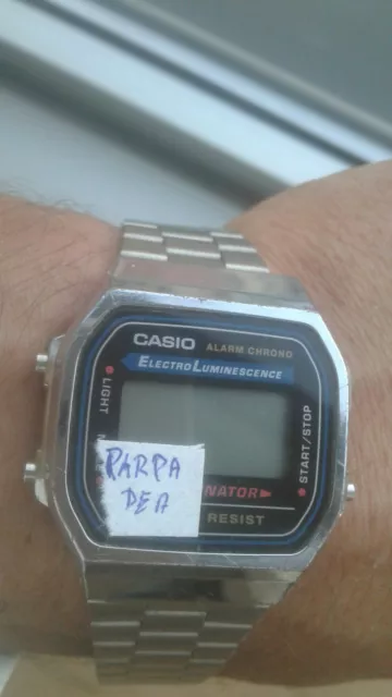 CASIO VINTAGE A 168 MODULE 3298 WATCH MONTRE OROLOGIO CHINA DH