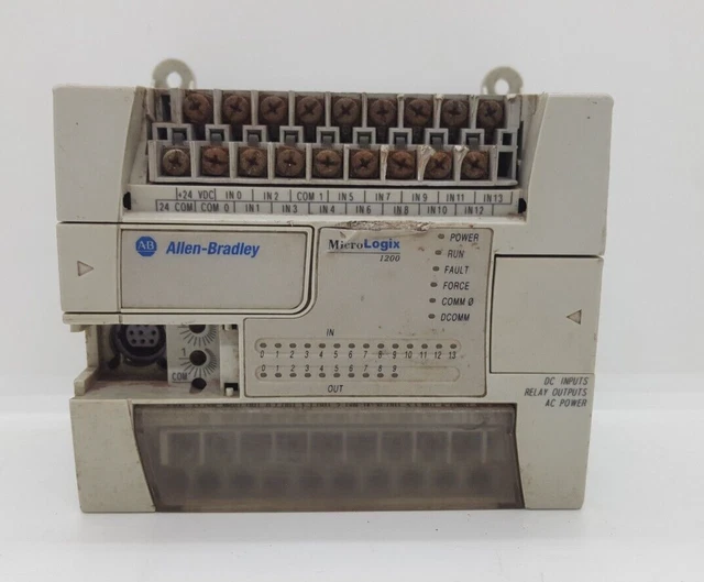 Allen Bradley 1762-L24BWA Micrologix 1200 Plc Kontroll- Ser C Rev H