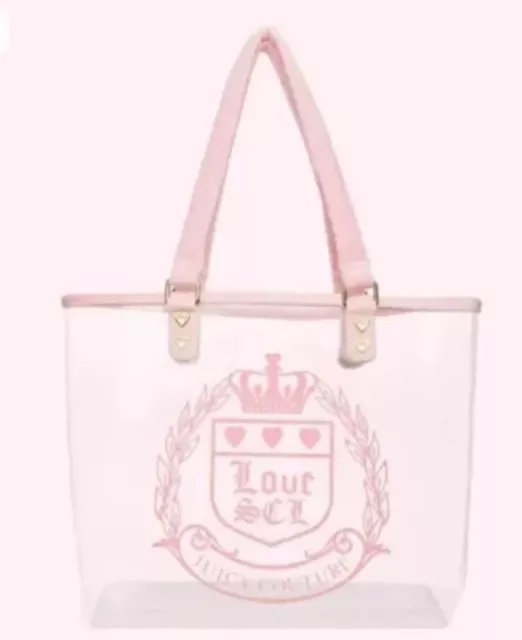 Stoney Clover Lane x Juicy Couture Clear Tote Bag Size L