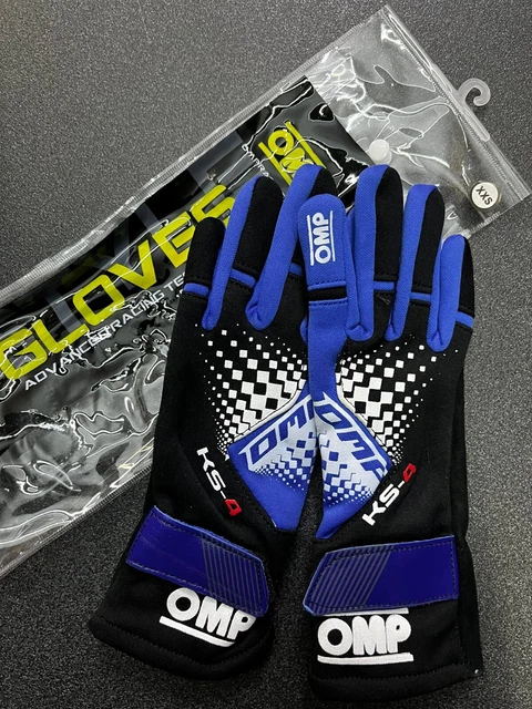 Kk02744E146Xxs Guanto Kart Ks-4 Blu/Nero Xxs
