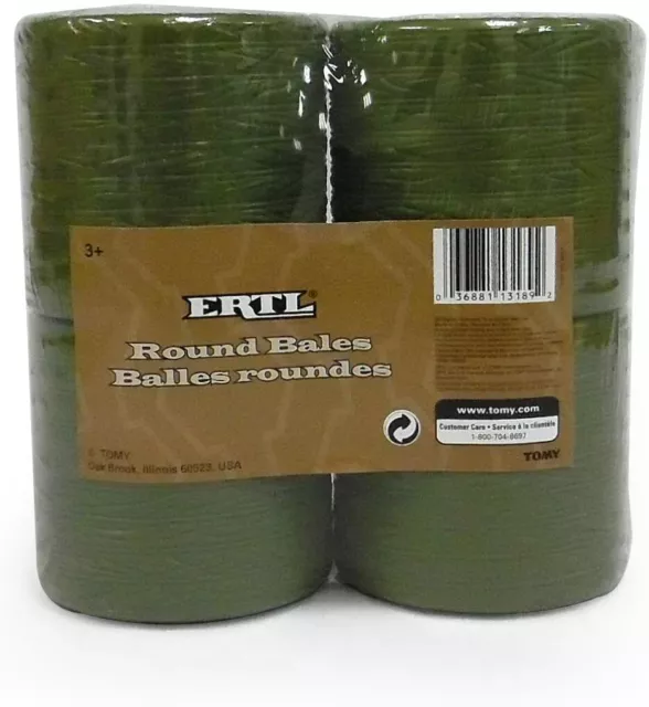 NEW ERTL 1/16 scale round hay bales - 4 count -  farm toy 2