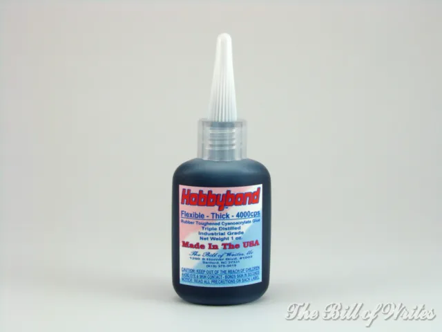 Black Rubber Toughened Extra Thick CA Glue Kit