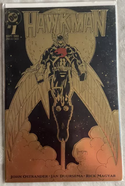 Hawkman #1 DC Comics, September 1993 Gold Foil Embossed Cover