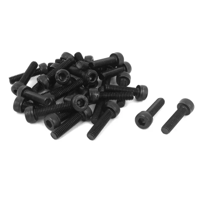 30pcs M4x16mm Acier allié 12.9 Bouchon creux hex tête Métrique Boulons Vis DIN