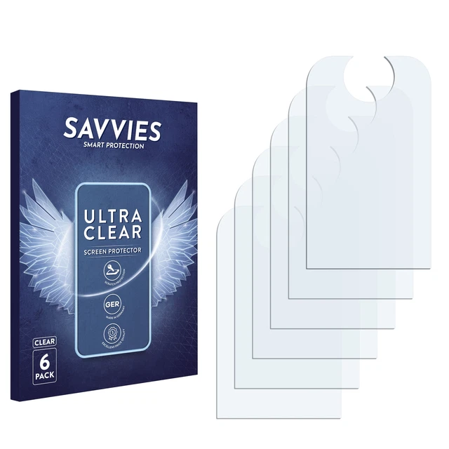 6 Films Protecteurs écran Savvies Pour Mooer GE1000 - Transparent Brillant Anti-rayures