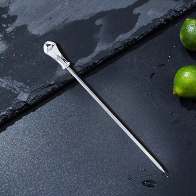 Fashion Reusable Non-toxic Fruit Stainless Steel Toothpick Cocktail UK