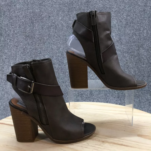 DOLCE VITA WOMENS Sonni Pointy Toe Ankle Boots 7.5 Snake Print New