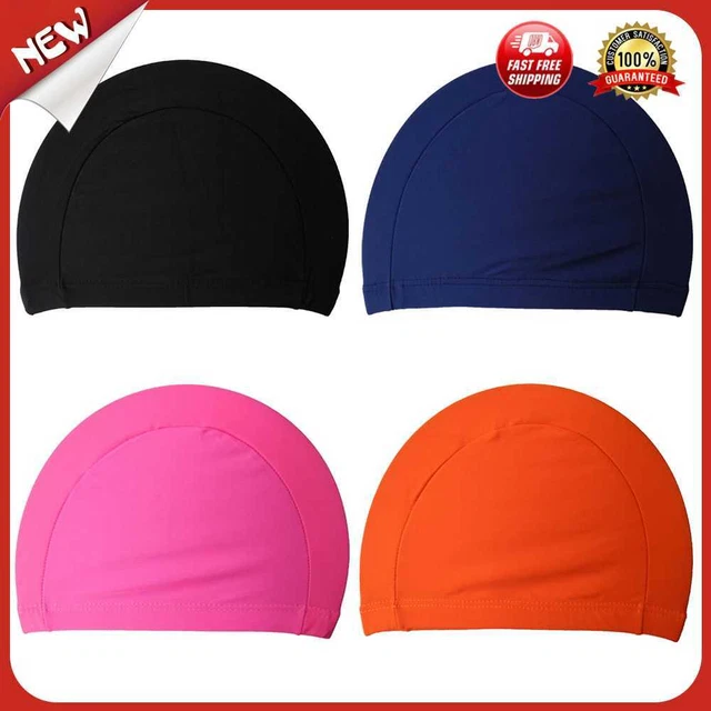 es Stretchable Fashion Elastic Swimming Cap Adults Summer Swimming Pool Bathing