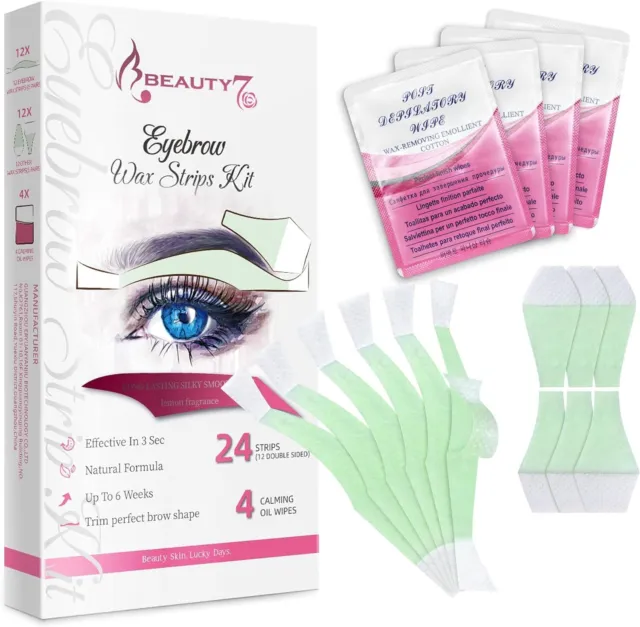 Hair Removal Eyebrow Wax Strips For Sensitive Skin Eyebrow Shaper Pre-Cut Up to