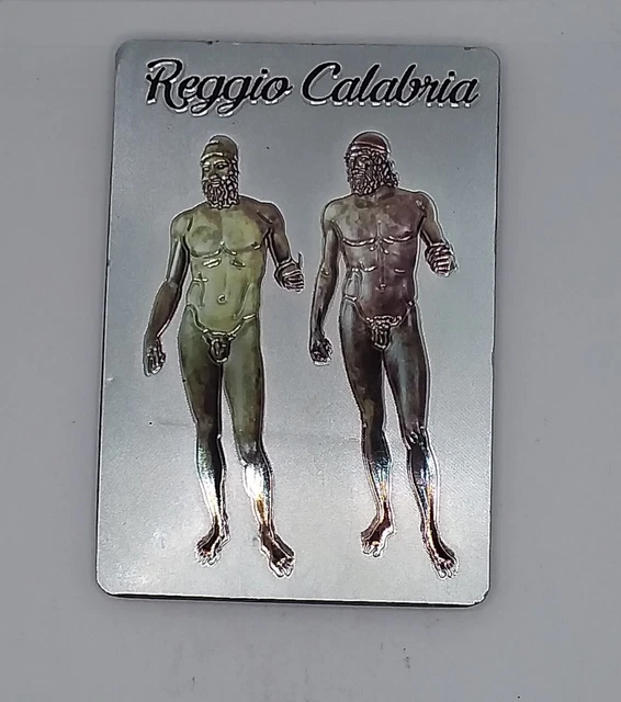 Magnete Calamita Resina Frigo Frigorifero Souvenir Fridge Magnet Reggio Calabria